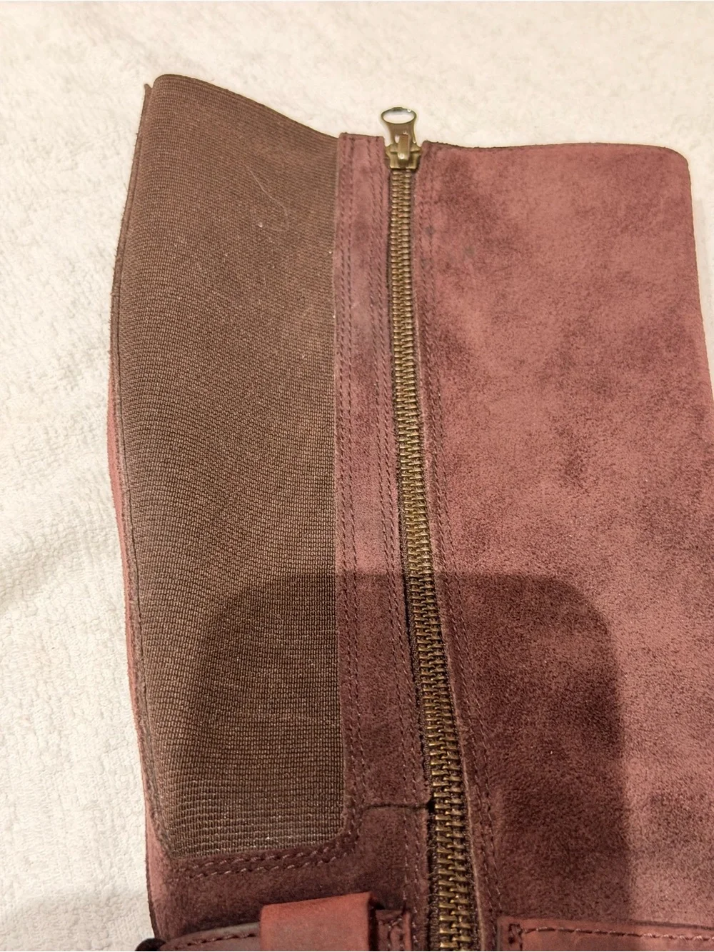 Sorel Women's  burgundy Suede Over-the-Knee Buckle Boots